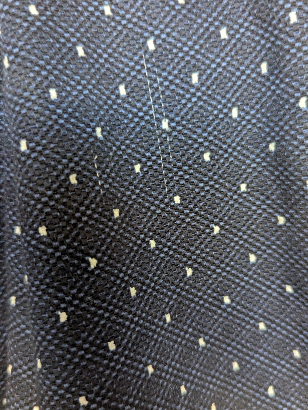 Banana Republic Jacquard Navy Cotton Stretch Blazer 10 - Picture 10 of 13
